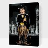 Maľovanie podľa čísiel - Charlie Chaplin v meste
