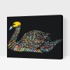Maľovanie podľa čísiel - Mandala labuť