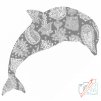 Bodkovanie - Mandala delfín