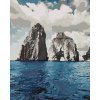Malování podle čísel - Ostrov Capri, Taliansko