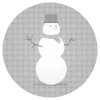 Bodkovanie - Opustený snehuliak