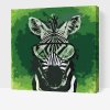 Maľovanie podľa čísiel - Zebra s okuliarmi