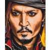 Malování podle čísel - Johny Depp 3