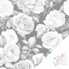 Tečkování - Květinové pozadí - Růže