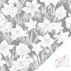 Tečkování - Květinové pozadí - Narcisy