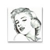 Diamantové malování - Marilyn Monroe portrét