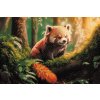 Diamantové malování - Červená panda