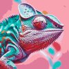 M11_Maľovanie_podľa_čísiel_-_Chameleón_v_odtieňoch_ružovej