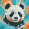 M11_Diamantové_maľovanie_-_Panda_v_odtieňoch_tyrkysovej_a_oranžovej