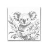 M2_Bodkovanie_-_Koala_obklopená_kvetinami