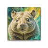 M2_Diamantové_maľovanie_-_Wombat_v_tlmených_odtieňoch_zelenej