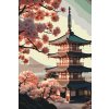 M11_Maľovanie_podľa_čísiel_-_Pagoda_so_sakurou