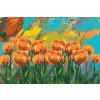 Maľovanie podľa čísiel - Maľované tulipány