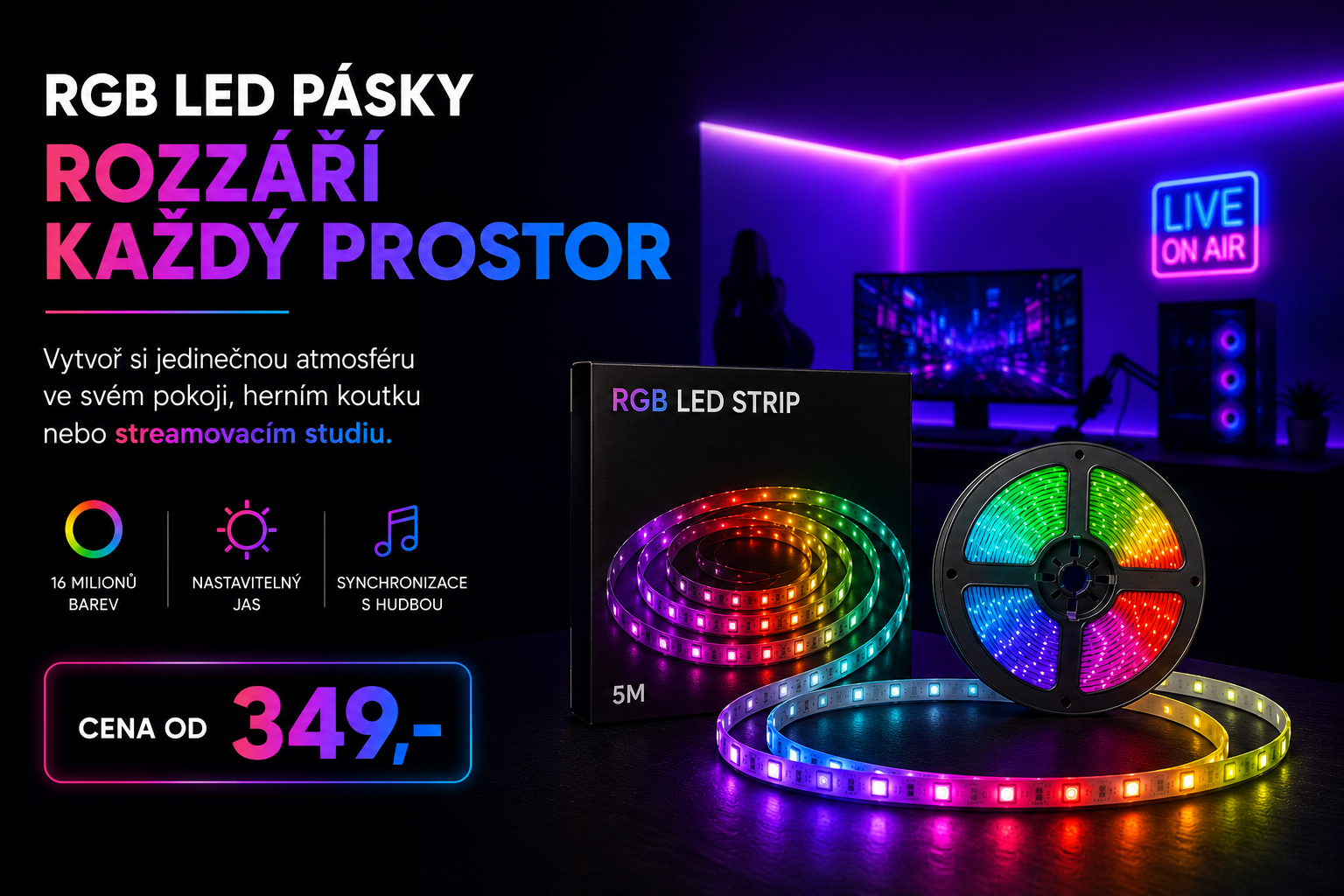 led pásky clasik