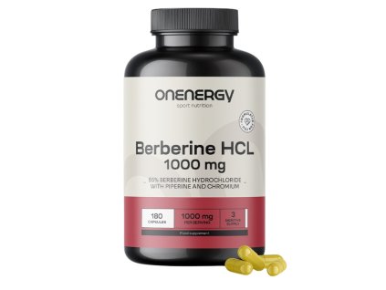 Berberin HCL 1000 mg - s piperinem a chromem