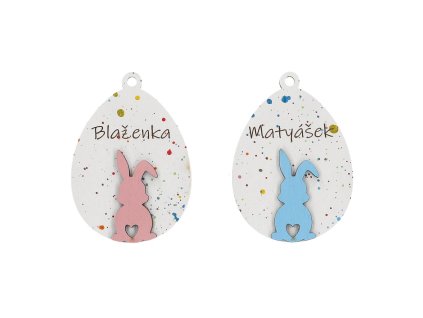 ZÁPICH ZAJÍČEK A BAREVNÁ VAJÍČKA net 18