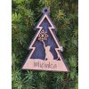 Vánoční stromeček se jménem - kočka