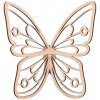 Vyřezávaný dřevěný motýl k zavěšení - Eda