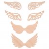 Dřevěná křídla na macramé andílky