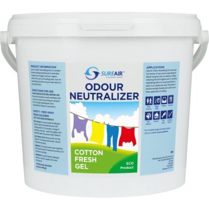 Sure Air Gel Objem: 5L Fresh Cotton