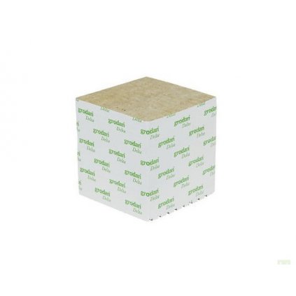 GRODAN pěstební kostka malá, 75x75x65mm, bez díry, box 384ks