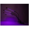 45843 6 led lampicka s klipem pro pestovani rostlin 4 hlavy