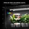 spider farmer plant stand with grow lights 1 2
