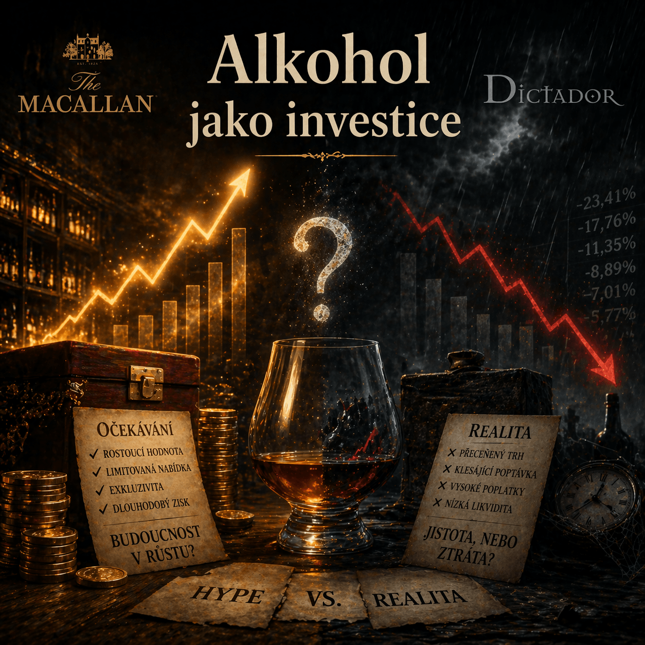 Alkohol jako investice: kdo vydělal balík a kdo naletěl hype