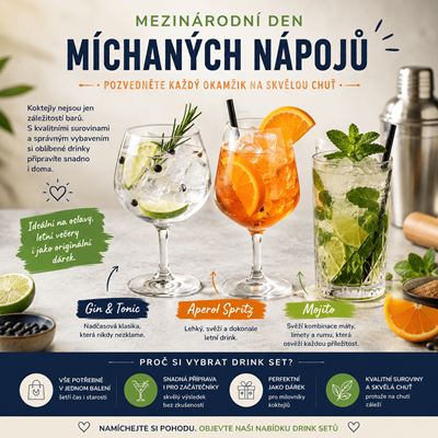 Mezinárodní den míchaných nápojů: proč si lidé domácí drinky zamilovali víc než kdy dřív