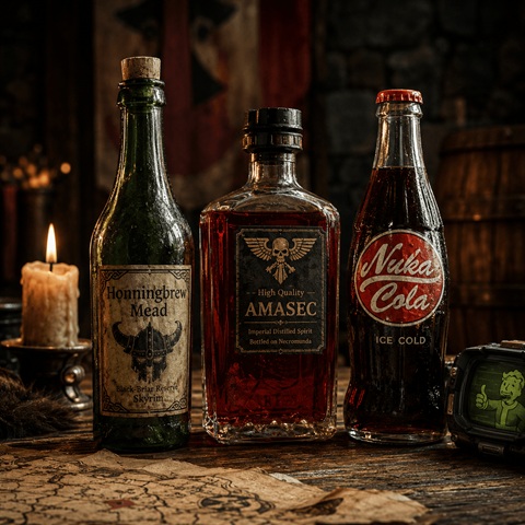 Co se pije ve světech, kam se rádi vracíme? Od Středozemě po Fallout