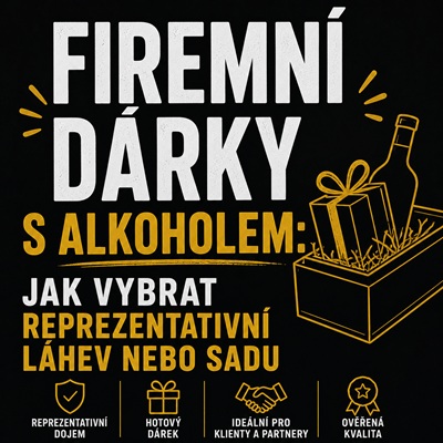 Firemní dárky s alkoholem: jak vybrat reprezentativní láhev nebo sadu