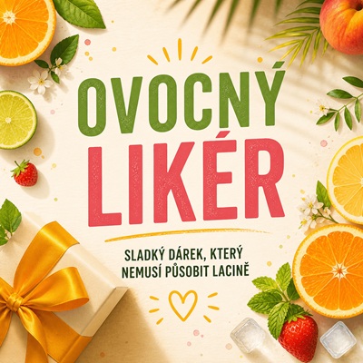 Ovocný likér: sladký dárek, který nemusí působit lacině