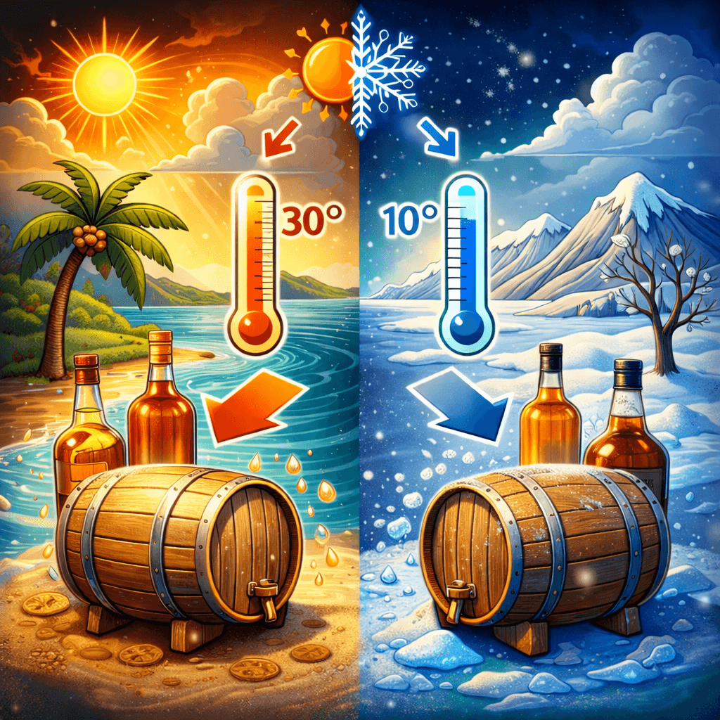 Jak klima mění alkohol: proč stejný rum nebo whisky chutná jinak podle toho, kde zraje