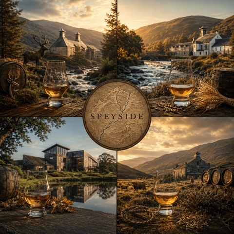 Čtyři tváře Speyside: Jak chutnají Glenfiddich, Glenlivet, Macallan a GlenAllachie?