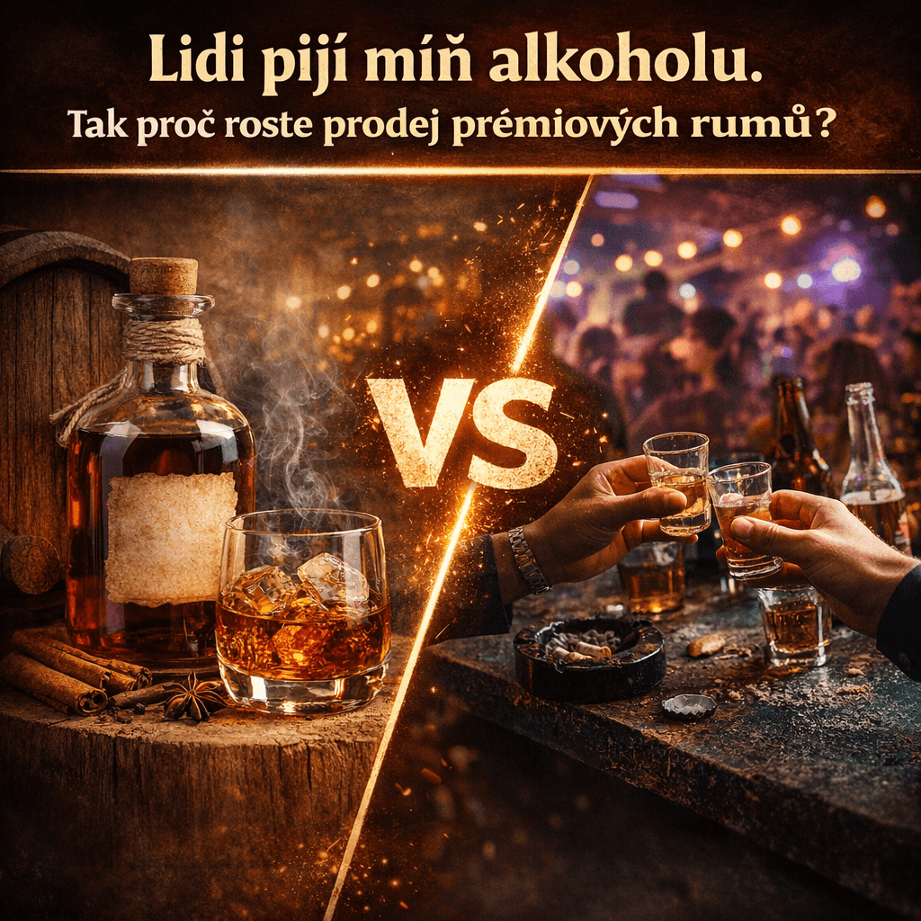 Lidi pijí míň alkoholu. Tak proč roste prodej prémiových rumů?