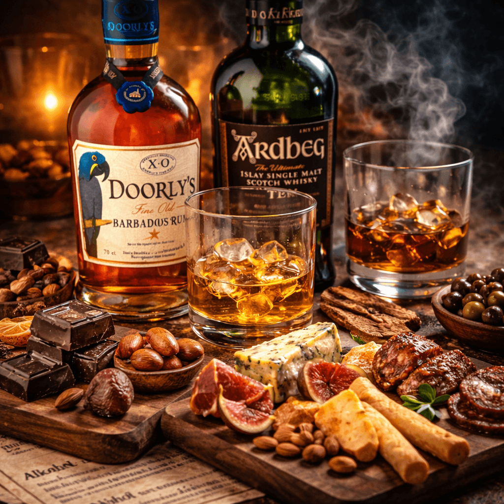 Co jíst k whisky a rumu: kombinace, které dávají smysl (a chutnají ještě líp)