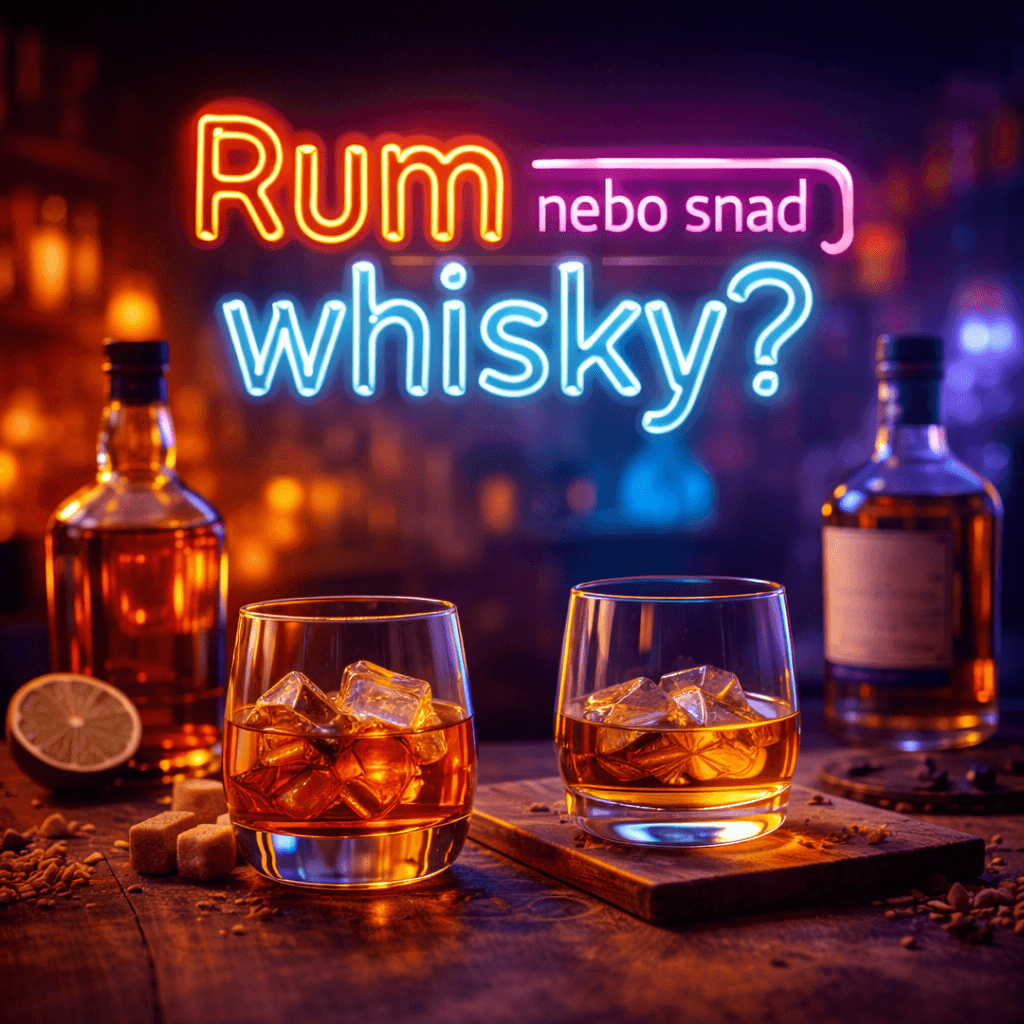 Rum vs whisky: co si vybrat podle chuti