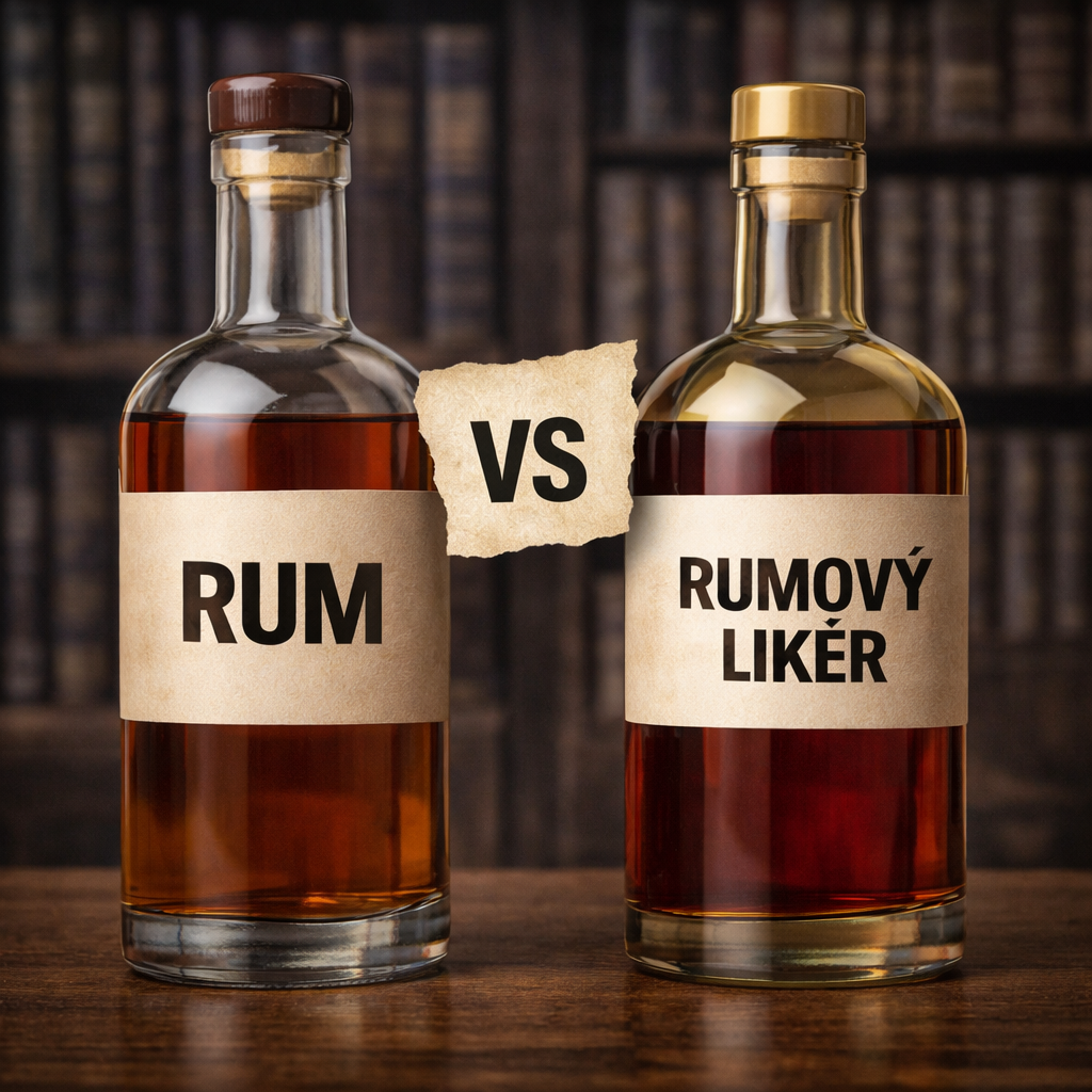 Jaký je rozdíl mezi rumem a rumovým likérem?