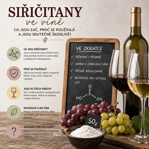 Víno a siřičitany - jak to vlastně je