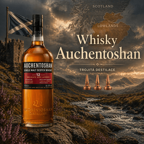 Auchentoshan 12: jemná single malt whisky, která jde jinou cestou než většina Skotska