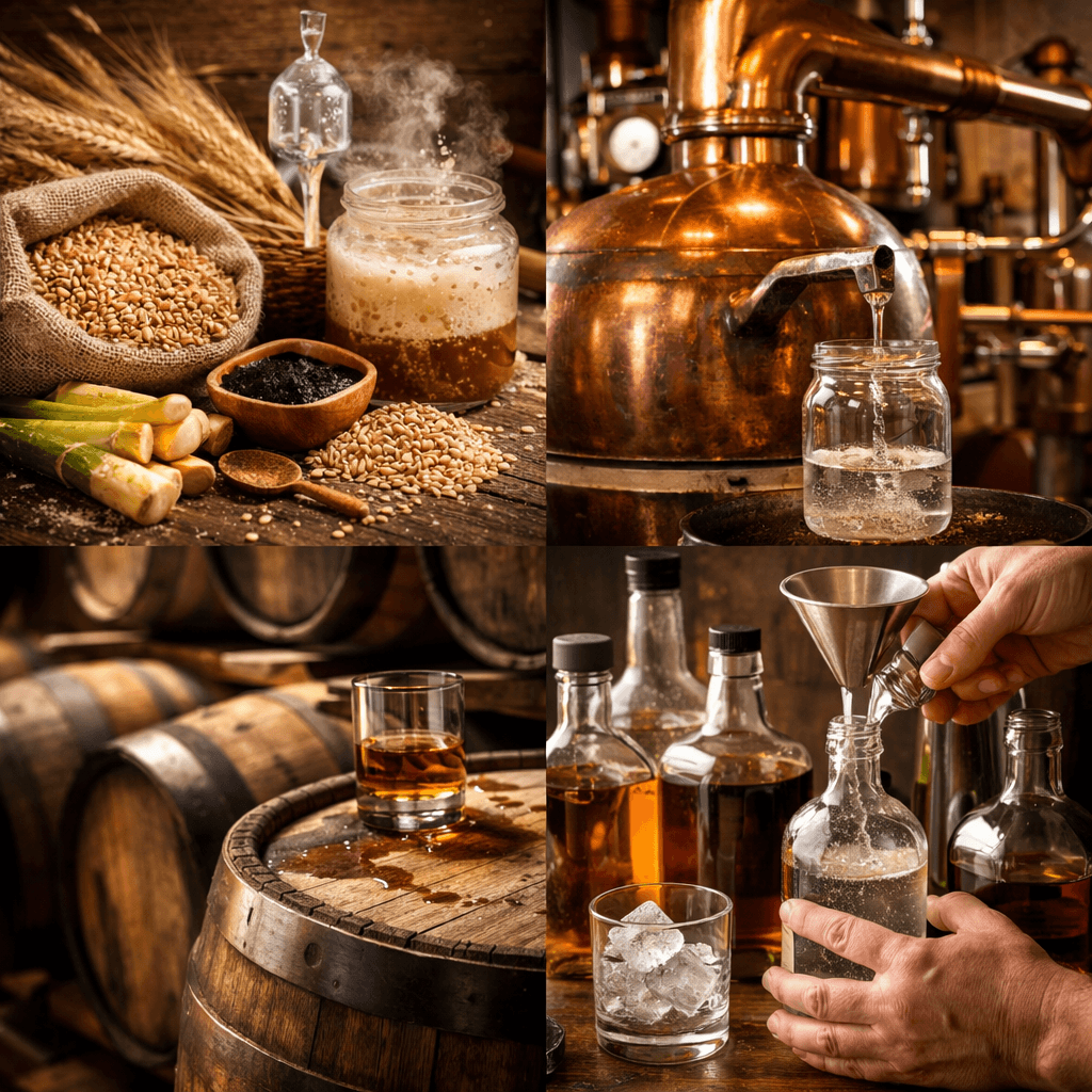 Jak se vyrábí alkohol: od suroviny po sklenku