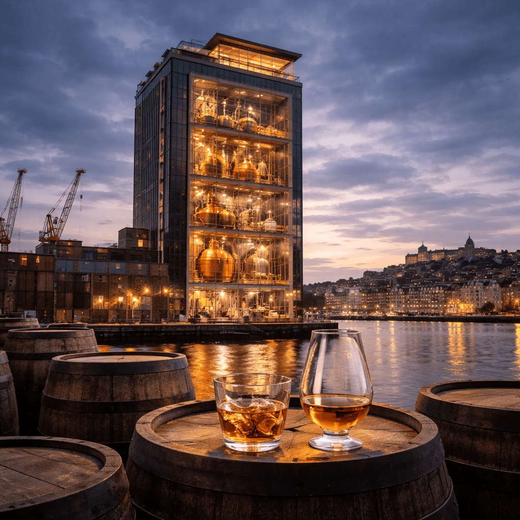 Whisky z mrakodrapu: co je vertikální palírna a proč rozděluje svět skotské whisky