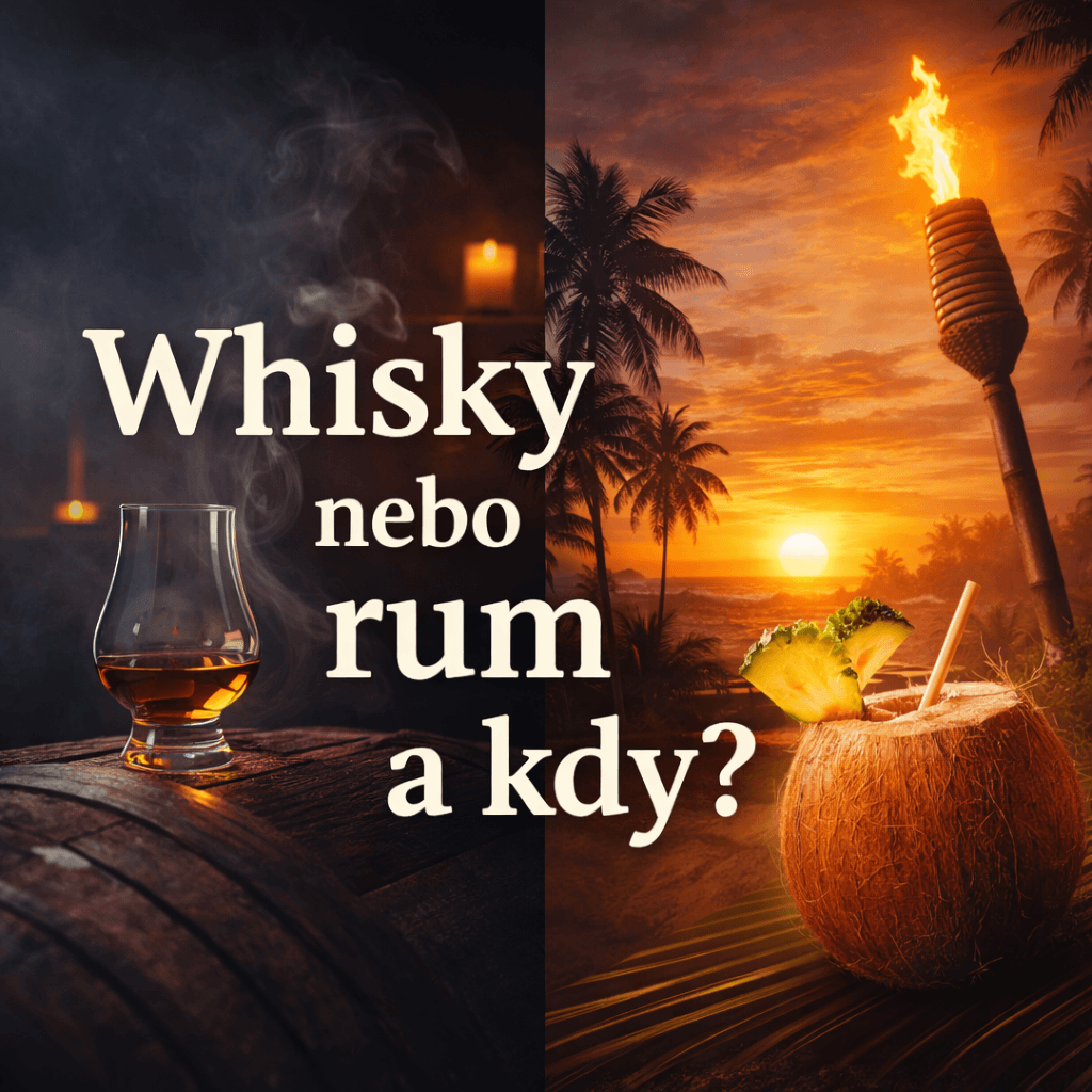 Whisky nebo rum podle příležitosti: co otevřít kdy (a proč na tom záleží)