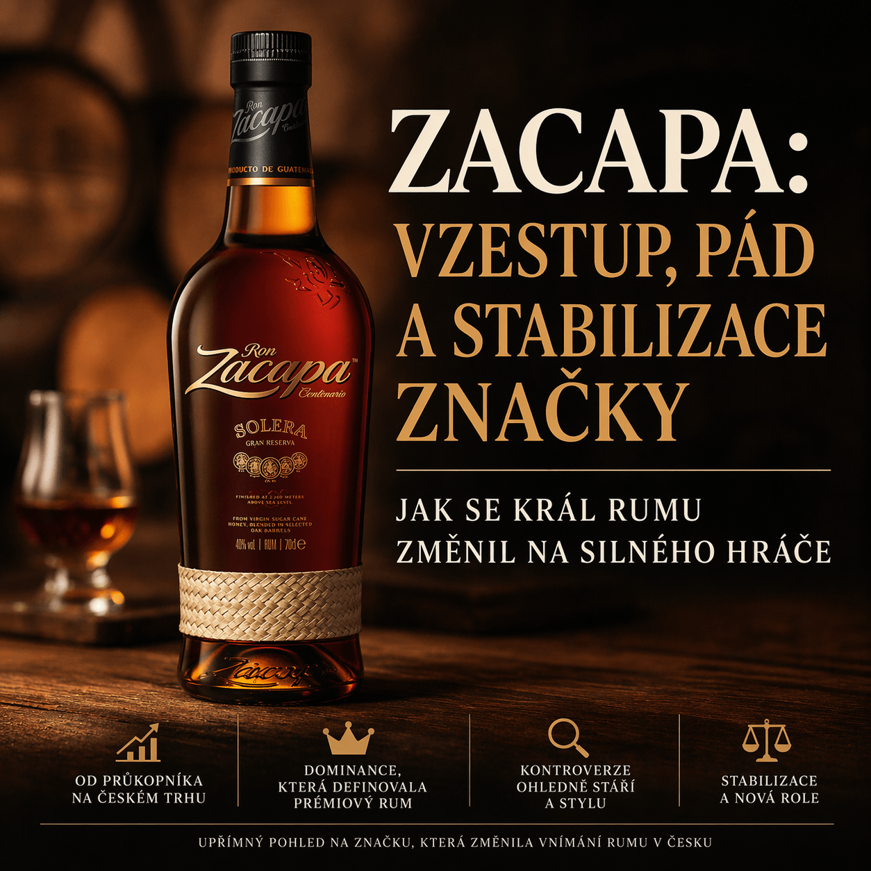 Zacapa: jak se z krále rumu stal „jen“ silný hráč