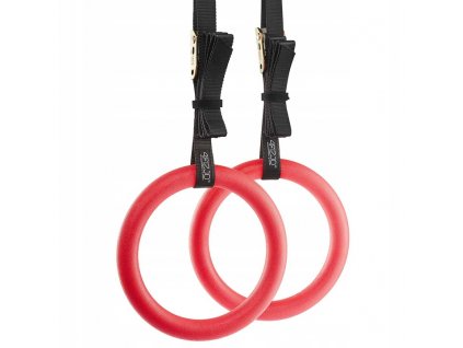 Gymnastické kruhy - červené