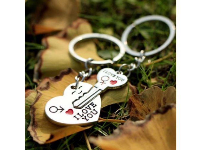 Prívesky na kľúče pre zamilovaných - ZĽAVA 53%