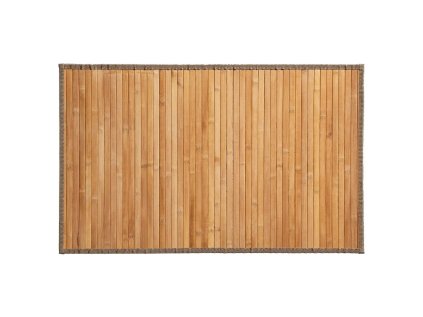 Bambusový koberec BAMBOO ANTISLIP BROWN 50x80 cm s protiskluzem