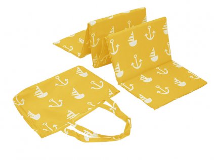 Plážové ležadlo KOTVA 180x50 cm, žlté