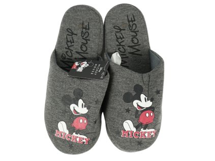 Domácí obuv MICKEY MOUSE tmavě šedá pro děti i dospělé