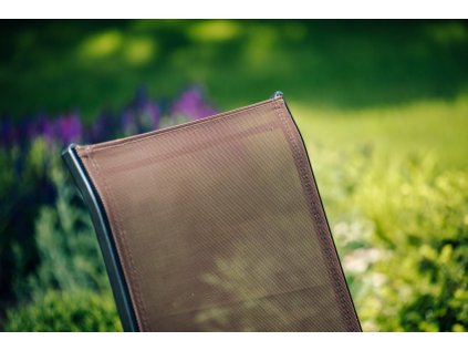 Záhradné kreslá TAVERNO set 2ks hnedá/čierna